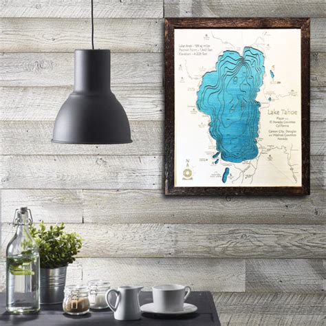The Nautical Wood Map Collection 3d Lake Maps 6000 Bodies Of Water
