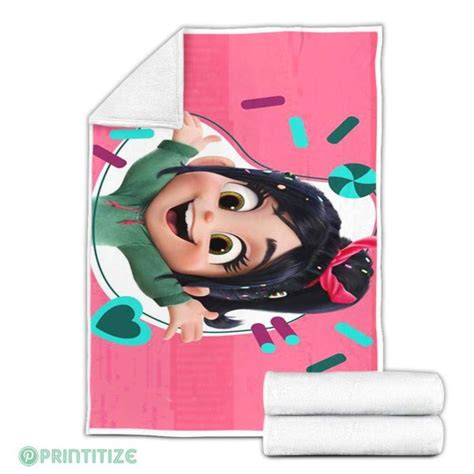 Vanellope Von Schweetz Character Cute Blanket Hot Sale 2024