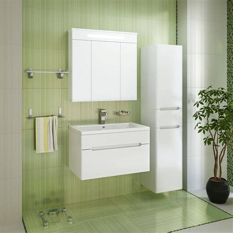 Тумба с раковиной Runo Парма 75 подвесная купить в интернет-магазине ...