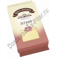 Сыр Брест-Литовский легкий кусок 30% 200г