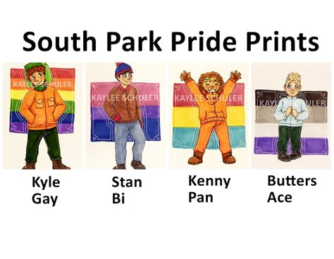 South Park Pride Prints Etsy