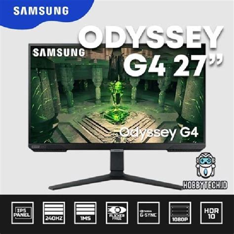 Jual Samsung Odyssey G4 27 inch 240Hz 1ms FHD G-Sync Gaming Monitor di ...