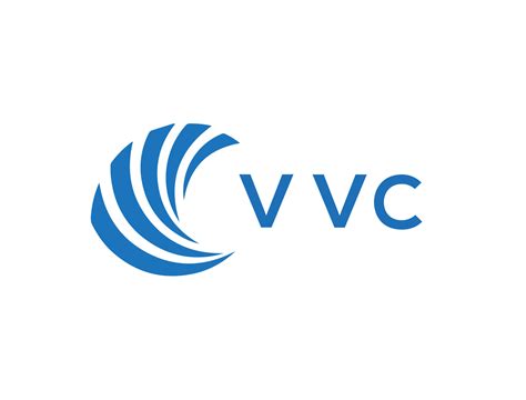 vvc letra logo diseño en blanco antecedentes. vvc creativo circulo ...