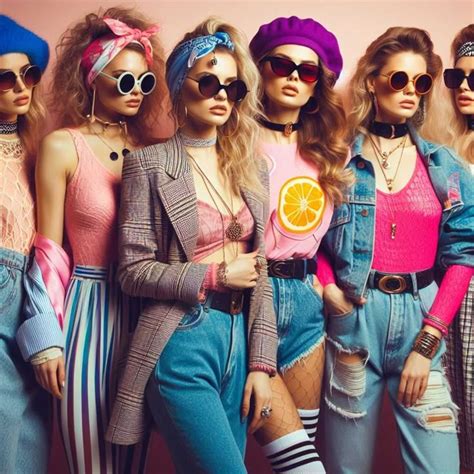 The 1980s Were A Decade Of Bold Fashion Statements Vibrant Colours