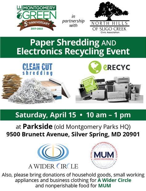 Omg Paper Shredding Electronic Recycling Event