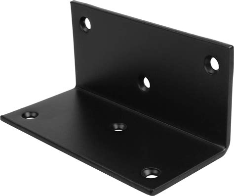 pcs steel   angle bracket    max load lb black corner