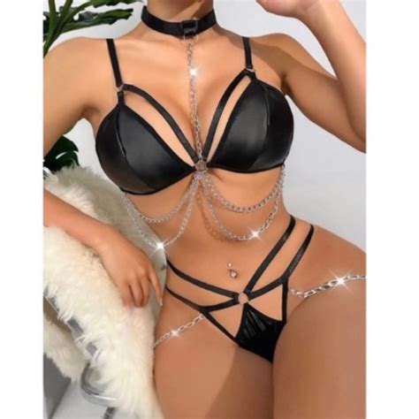 Conjunto De Lingerie Sexy Acompanhante De Luxo Shopee Brasil