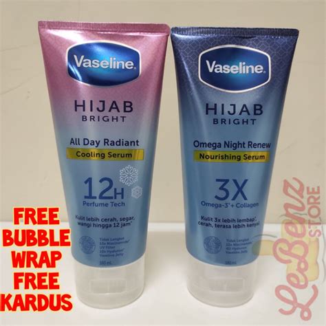 Jual Vaseline Hijab Bright Serum Hand Body Lotion 180ml 180 Ml