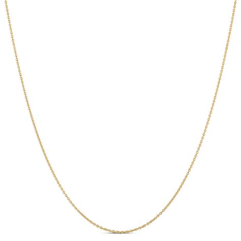 Adjustable 22 Inch Chain 14k Yellow Gold