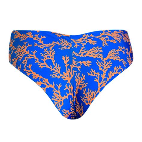 Biqu Ni Hot Pants Asa Delta Coral Laranja Biqu Ni Moda Praia Mar Toa