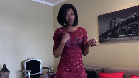 Tight Body Ebony MILF In Fake Bikini Model Casting Audition