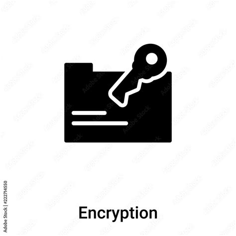 encryption icon vector isolated  white background logo concept
