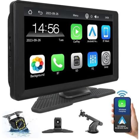 Autoradio Portable Avec Apple Carplay Sans Fil Et Android Auto Sans