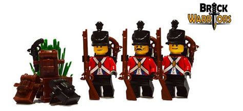 BrickWarriors Redcoats | Custom LEGO Minifigures