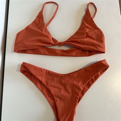 Burnt Orange Bikini Purchased In Bali Amazing Depop
