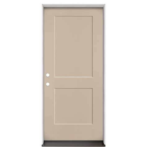 Masonite Performance Door System Logan 36 Inch X 80 Inch X 4 9 16 Inch Gentek Sandalwood S