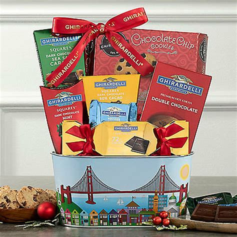 Ghirardelli Deluxe Chocolate Gift Basket at Gift Baskets ETC