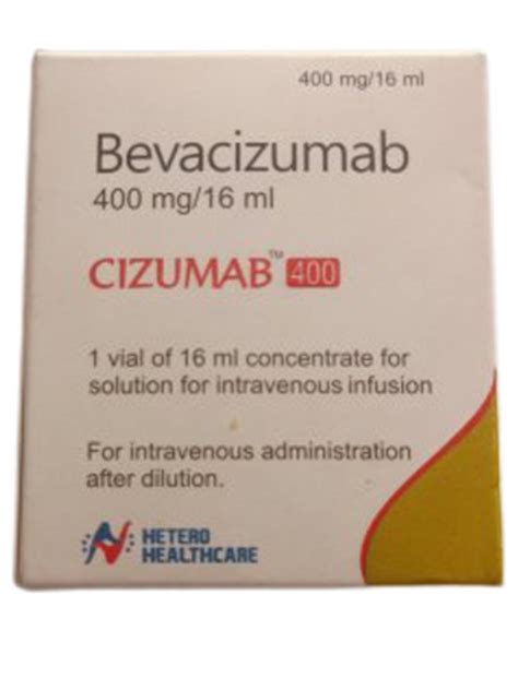 Hetero Healthcare Mg Bevacizumab Injection Packaging Box At Best