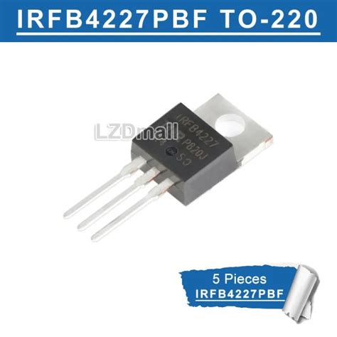 5 Buah Irfb4227 Irto 220 Asli To220 N Channel 200V 65A Transistor