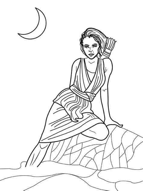 Artemis Coloring Page