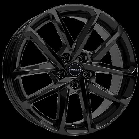 Автомобільний диск Borbet N black glossy R17 W6.5 PCD5x112 ET44 DIA66.6 ...