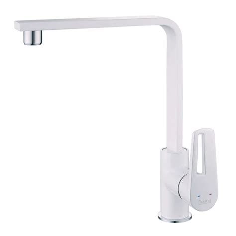 Rubine Kitchen SINK MIXER Tap Hot Cold STYLO H WHITE