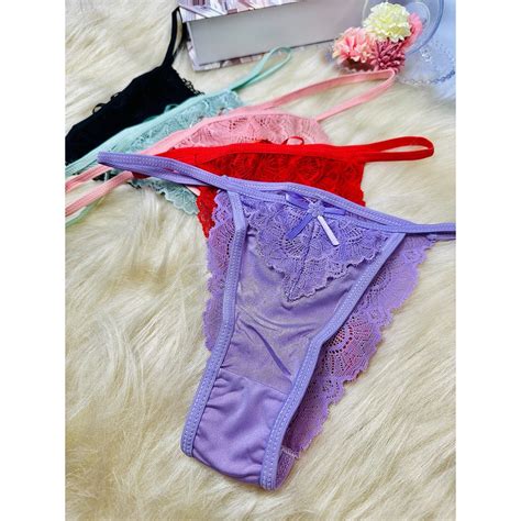 Kit C Unidades Calcinha Fio Dental Renda Lingerie Feminina Sexy