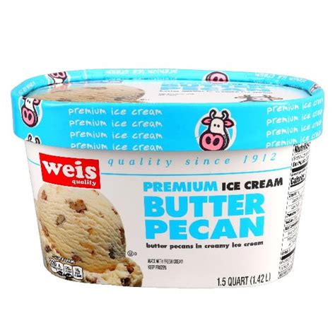 Amazon Weis Quality Ice Cream Butter Pecan 48 Fl Oz Grocery