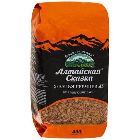 Хлопья Алтайская сказка гречневые, 400 г х 12 шт купить на OZON по ...