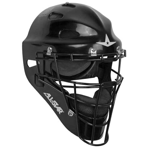 All-Star Youth Player's Series Baseball/Softball Catcher's Helmet Black ...