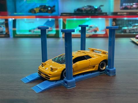 Hot Wheels Y Elevadores De Coches A Escala Archivo Stl Gratis Para Cults
