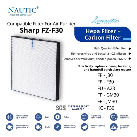 Jual Filter Air Purifier Sharp Fp F Y Fp J Y Fp Gm Y Kc F Y Fp