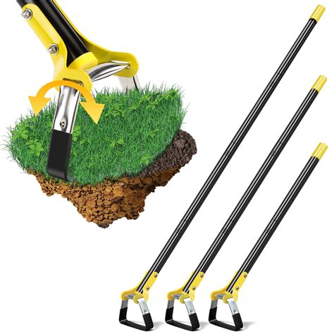 Untimaty 78 Inch Garden Hoe Tool Heavy Duty Lawn Handle Weeder