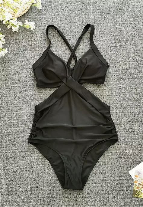 Its Me Sexy Open Waist One Piece Bikini Swimsuit Buy Its Me Online Zalora Hong Kong