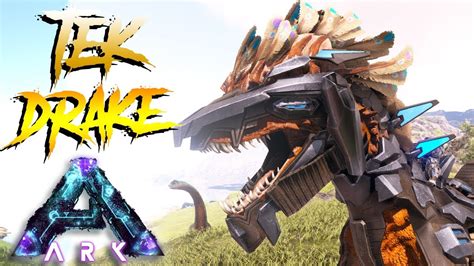 Tek Rock Drake Vs Mad Giganotosaurus Ngakak Ark Survival Evolved