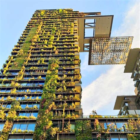 central park sydney green facade  jean nouvel