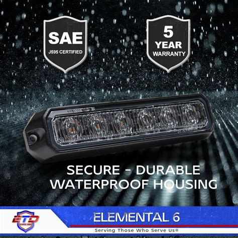 Elemental 6 Tir Led Grille And Surface Mount Light 2 Multi Pack