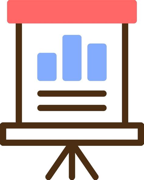 flip chart color filled icon  vector art  vecteezy