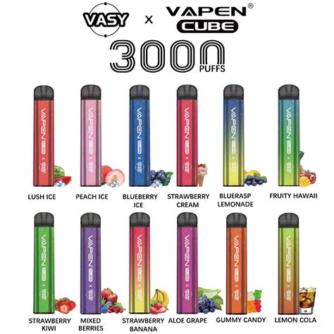 Vasy Vapen Cube Puffs Disposable Vape Pen Vasy