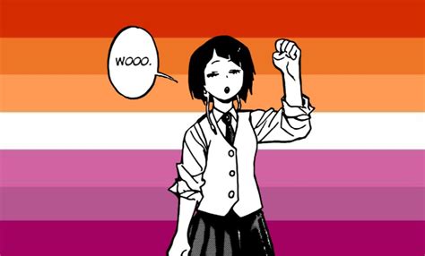 Jirou Lesbian Icon Lesbian Flag Lgbt Pride Art Jiro Mha Fanart