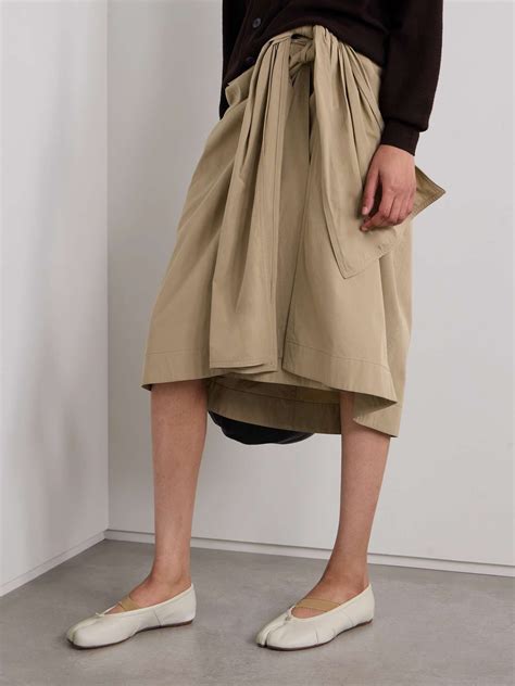 Maison Margiela Tabi Split Toe Leather Ballet Flats In 2025 Leather