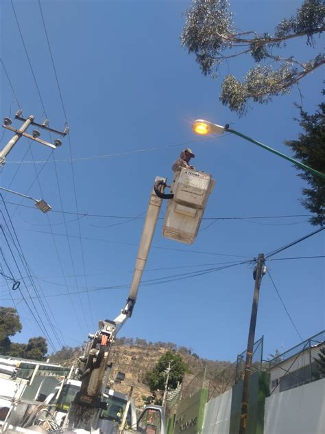 Avanza Proyecto De Modernizaci N Del Alumbrado P Blico En Toluca