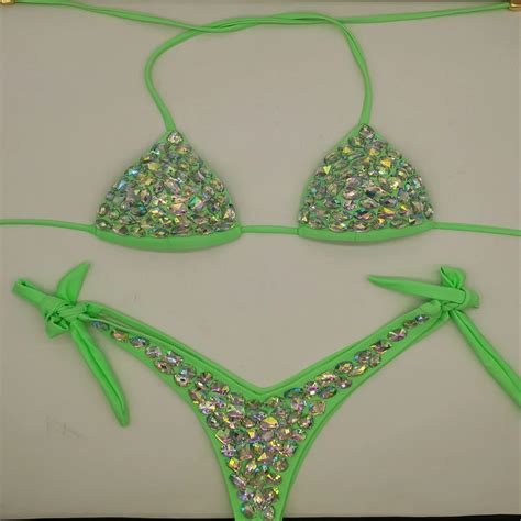 2021 Venus Vacation Diamond Bikini Set Bandage Swimwear Summer Sexy