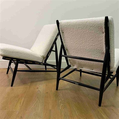 Pair Of Ercol 427 Easy Lounge Chairs 1959 Mark Parrish Mid Century Modern