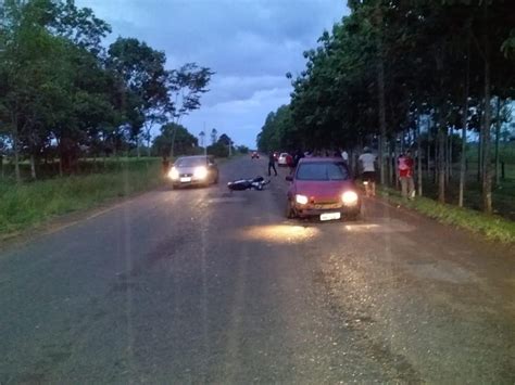 Homem Em Carro Atropela Motociclista E Foge Sem Prestar Socorro Na Ro