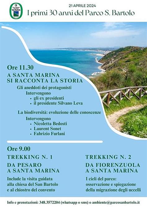 Comune Di Pesaro I Primi Anni Del Parco San Bartolo