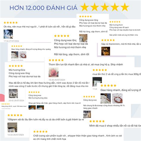 S P Wax L Ng S A D A Mix Hoa H Ng Cao C P Si U B M L Ng Chuy N Wax Bikini Body Glowwaxing T Ng