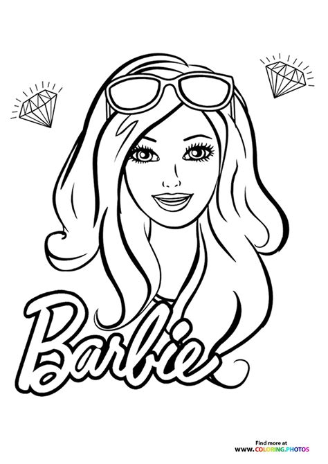 Barbie - Coloring Pages for kids | 100% free print or download