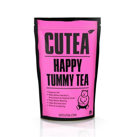 Cutea Natural Herbal Happy Tummy Tea 28 Days Serving Enhance And