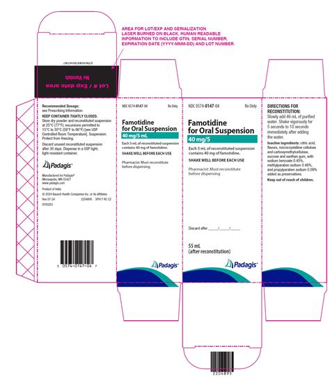 These highlights do not include all the information needed to use FAMOTIDINE FOR ORAL SUSPENSION